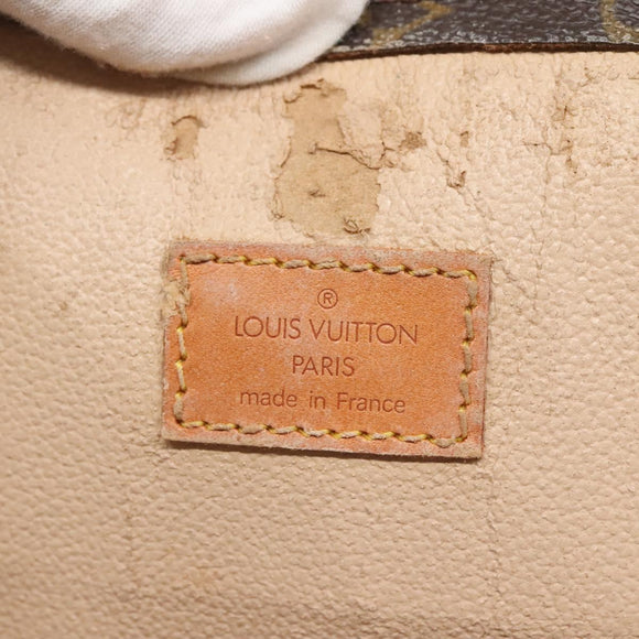 LOUIS VUITTON Monogram Sac Plat Hand Bag M51140 LV Auth 138699