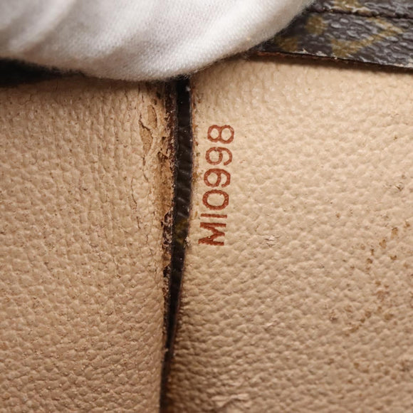 LOUIS VUITTON Monogram Sac Plat Hand Bag M51140 LV Auth 138699