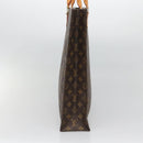 LOUIS VUITTON Monogram Sac Plat Hand Bag M51140 LV Auth 138699-4