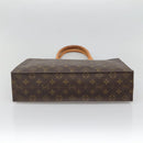 LOUIS VUITTON Monogram Sac Plat Hand Bag M51140 LV Auth 138699-5