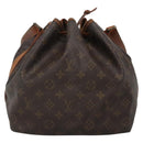 LOUIS VUITTON Monogram Petit Noe Shoulder Bag M42226 LV Auth 138700-2