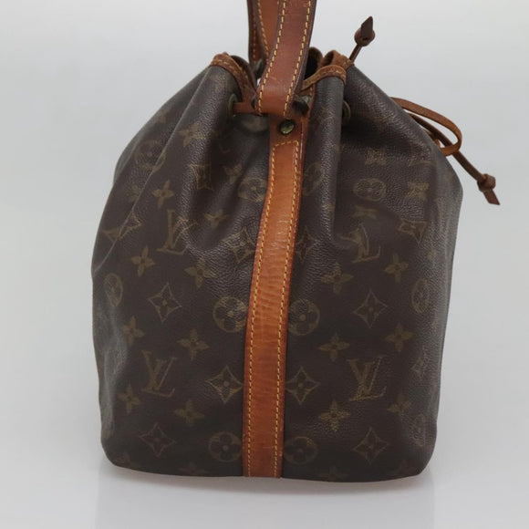 LOUIS VUITTON Monogram Petit Noe Shoulder Bag M42226 LV Auth 138700