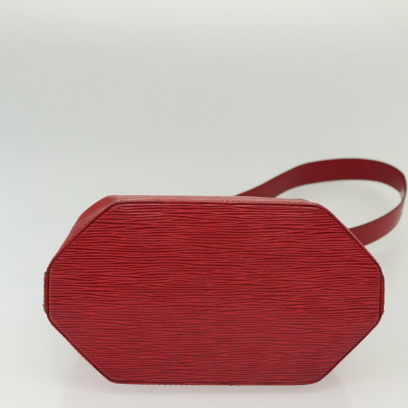 LOUIS VUITTON Epi Sac Depaule PM Shoulder Bag Red M80207 LV Auth 138704