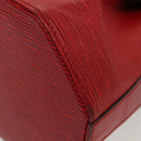 LOUIS VUITTON Epi Sac Depaule PM Shoulder Bag Red M80207 LV Auth 138704-15