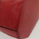 LOUIS VUITTON Epi Sac Depaule PM Umhängetasche Rot M80207 LV Auth 138704-16