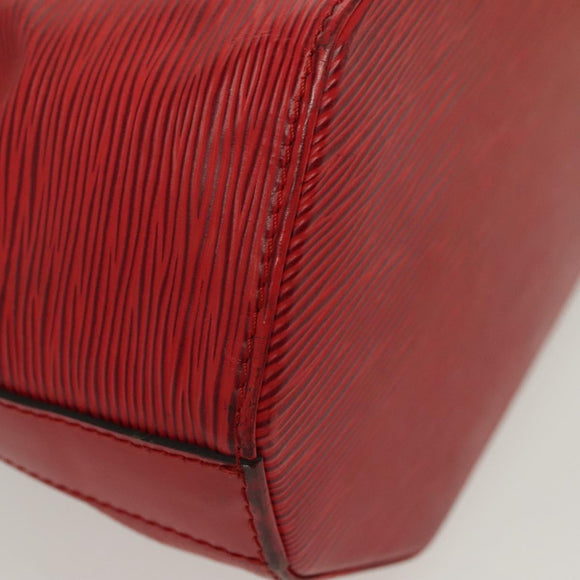 LOUIS VUITTON Epi Sac Depaule PM Umhängetasche Rot M80207 LV Auth 138704