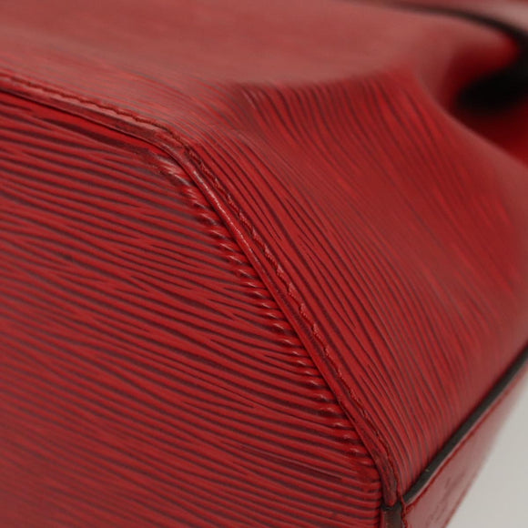 LOUIS VUITTON Epi Sac Depaule PM Shoulder Bag Red M80207 LV Auth 138704