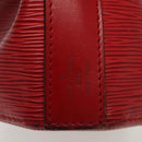 LOUIS VUITTON Epi Sac Depaule PM Shoulder Bag Red M80207 LV Auth 138704-17