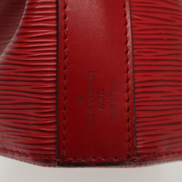LOUIS VUITTON Epi Sac Depaule PM Umhängetasche Rot M80207 LV Auth 138704