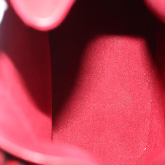 LOUIS VUITTON Epi Sac Depaule PM Umhängetasche Rot M80207 LV Auth 138704