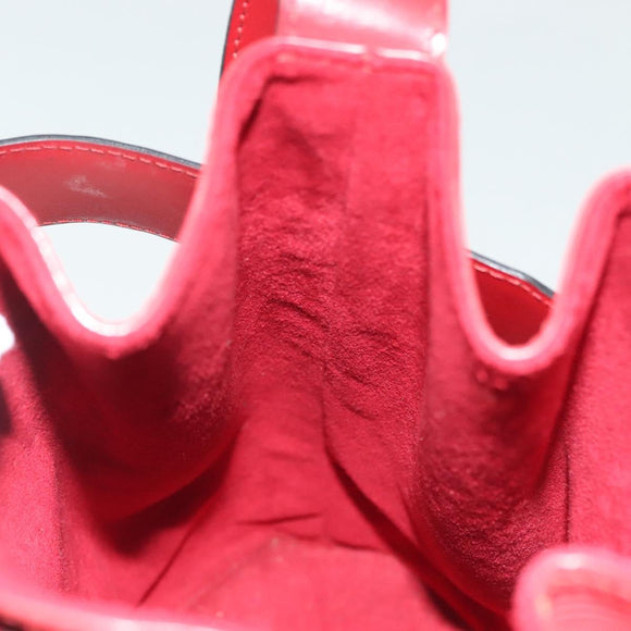 LOUIS VUITTON Epi Sac Depaule PM Shoulder Bag Red M80207 LV Auth 138704