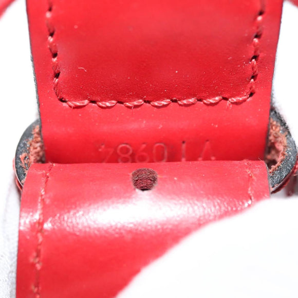 LOUIS VUITTON Epi Sac Depaule PM Umhängetasche Rot M80207 LV Auth 138704