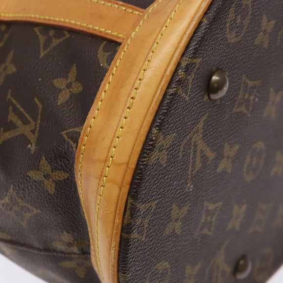 LOUIS VUITTON Monogram Bucket GM Shoulder Bag M42236 LV Auth 138721