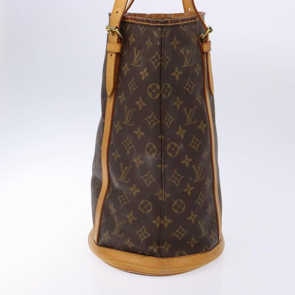 LOUIS VUITTON Monogram Bucket GM Shoulder Bag M42236 LV Auth 138721