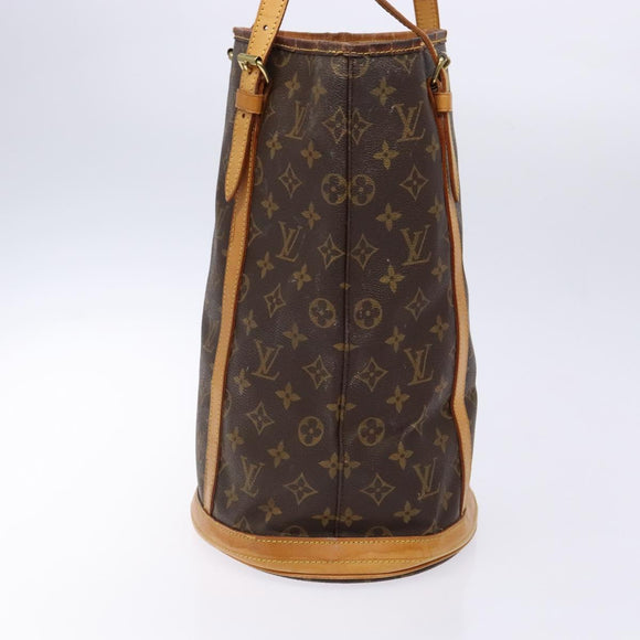 LOUIS VUITTON Monogram Bucket GM Shoulder Bag M42236 LV Auth 138721