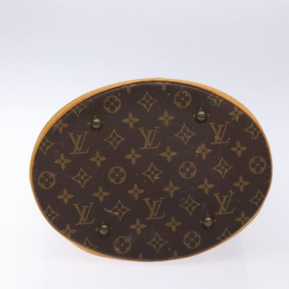 LOUIS VUITTON Monogram Bucket GM Shoulder Bag M42236 LV Auth 138721