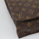 LOUIS VUITTON Monogram Sac Plat Hand Bag M51140 LV Auth 138723-11