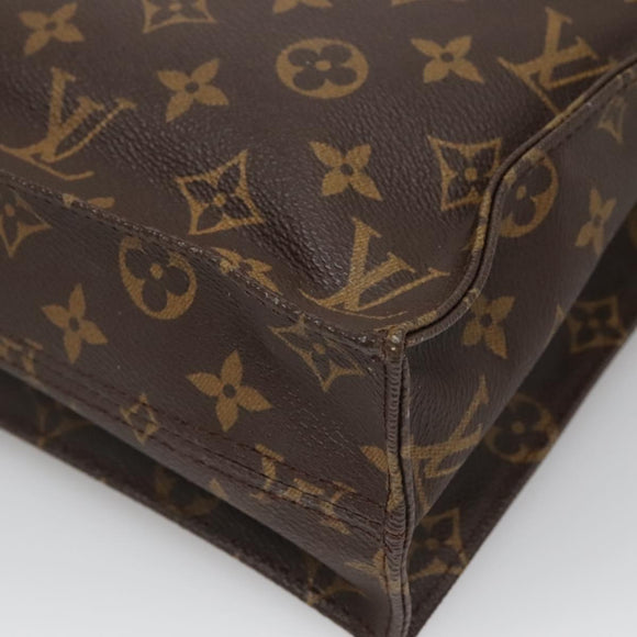 LOUIS VUITTON Monogram Sac Plat Hand Bag M51140 LV Auth 138723