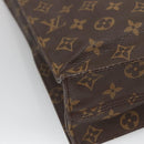LOUIS VUITTON Monogram Sac Plat Hand Bag M51140 LV Auth 138723-13