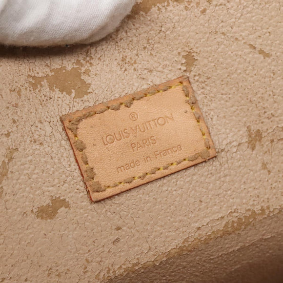 LOUIS VUITTON Monogram Sac Plat Hand Bag M51140 LV Auth 138723