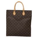 LOUIS VUITTON Monogram Sac Plat Hand Bag M51140 LV Auth 138723-2