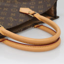 LOUIS VUITTON Monogram Sac Plat Hand Bag M51140 LV Auth 138723-7