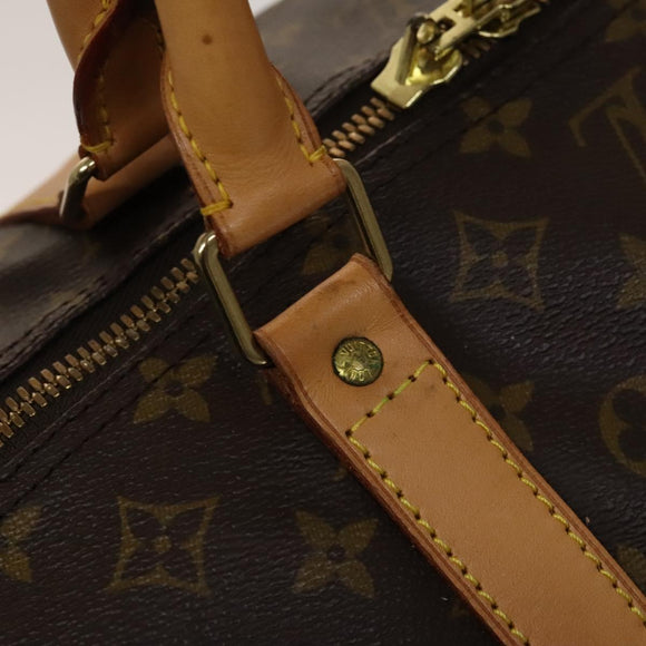 LOUIS VUITTON Monogram Keepall 60 Boston Bag M41422 LV Auth 138729V