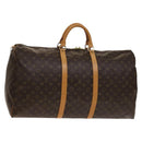 LOUIS VUITTON Monogram Keepall 60 Boston Bag M41422 LV Auth 138729V-1