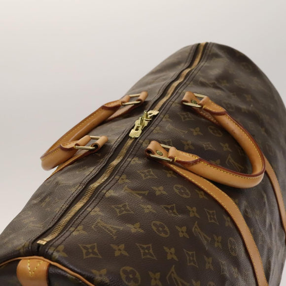 LOUIS VUITTON Monogram Keepall 60 Boston Bag M41422 LV Auth 138729V