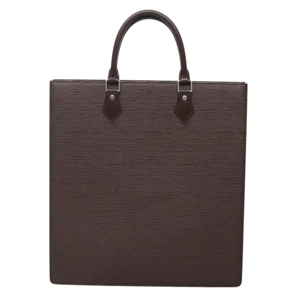 LOUIS VUITTON Epi Sac Plat Hand Bag Mocha Brown M5908D LV Auth 138731