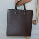LOUIS VUITTON Epi Sac Plat Hand Bag Mocha Brown M5908D LV Auth 138731-20