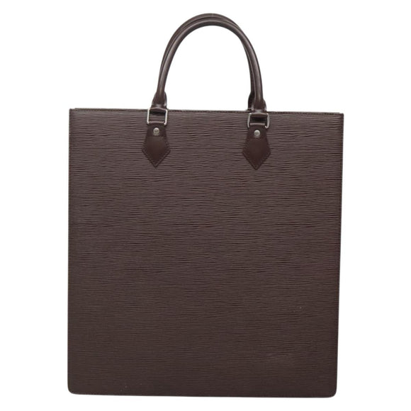 LOUIS VUITTON Epi Sac Plat Hand Bag Mocha Brown M5908D LV Auth 138731