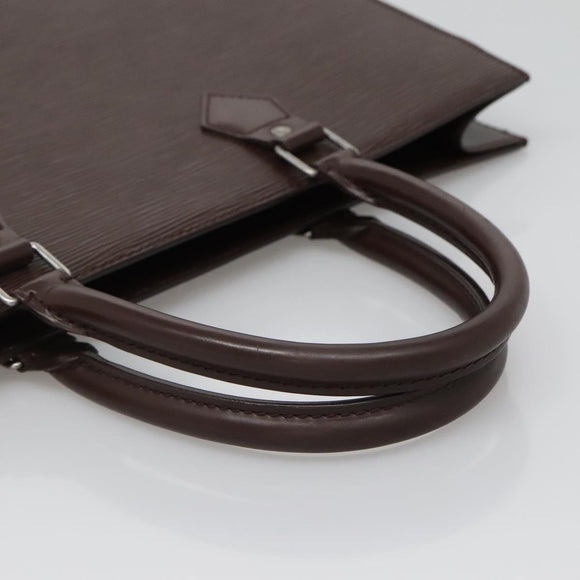 LOUIS VUITTON Epi Sac Plat Hand Bag Mocha Brown M5908D LV Auth 138731