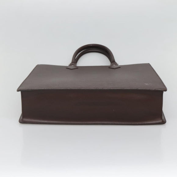 LOUIS VUITTON Epi Sac Plat Hand Bag Mocha Brown M5908D LV Auth 138731