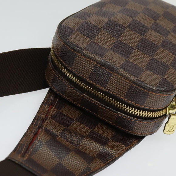 LOUIS VUITTON Damier Ebene Geronimos Shoulder Bag N51994 LV Auth 138733