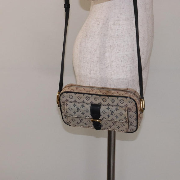 LOUIS VUITTON Monogram Mini Juliet MM Shoulder Bag Blue M92004 LV Auth 138735