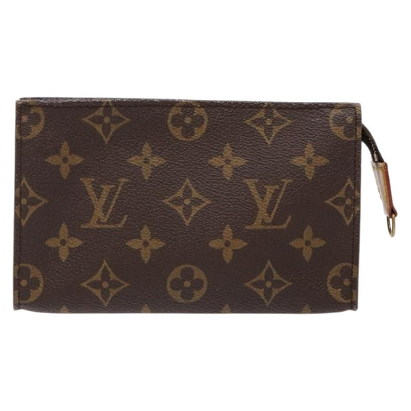 LOUIS VUITTON Monogram Bucket PM Accessory Pouch LV Auth 138740