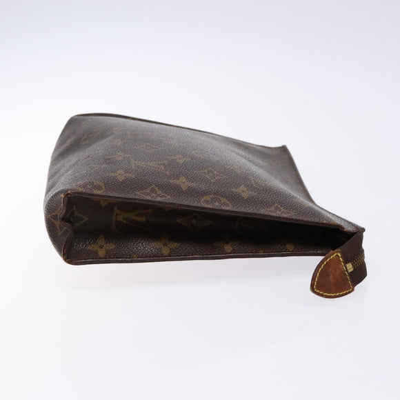 LOUIS VUITTON Monogram Poche Toilette 26 Pouch M47542 LV Auth 138743