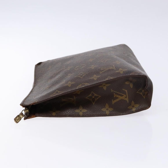 LOUIS VUITTON Monogram Poche Toilette 26 Pouch M47542 LV Auth 138743