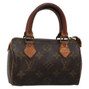 LOUIS VUITTON Monogram Mini Speedy Hand Bag M41534 LV Auth 138745-1