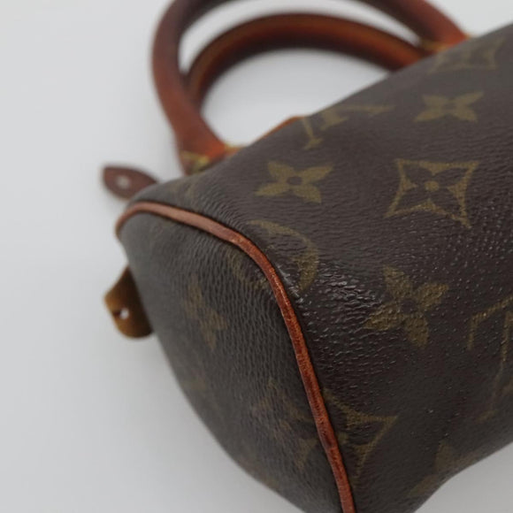LOUIS VUITTON Monogram Mini Speedy Hand Bag M41534 LV Auth 138745