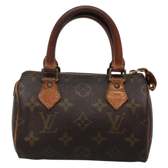 LOUIS VUITTON Monogram Mini Speedy Hand Bag M41534 LV Auth 138745