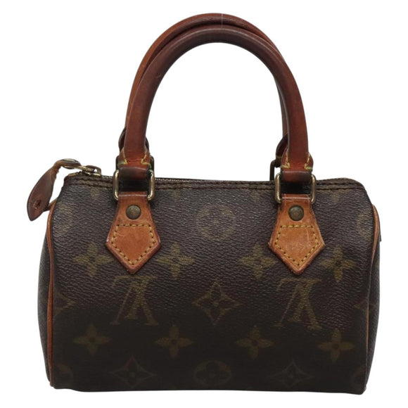 LOUIS VUITTON Monogram Mini Speedy Hand Bag M41534 LV Auth 138745