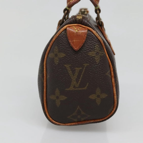 LOUIS VUITTON Monogram Mini Speedy Hand Bag M41534 LV Auth 138745