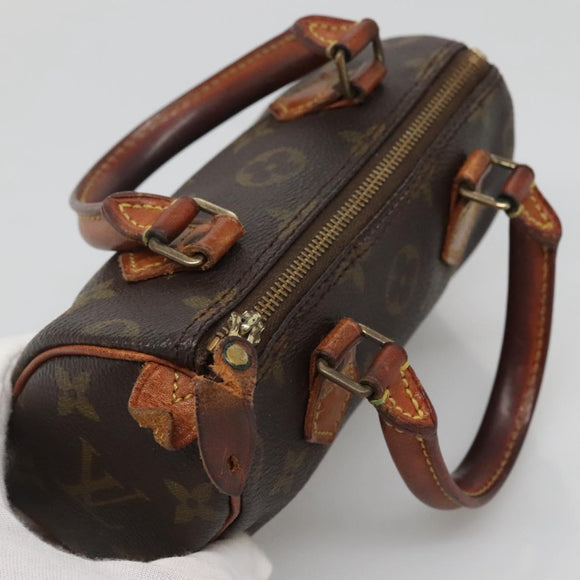 LOUIS VUITTON Monogram Mini Speedy Hand Bag M41534 LV Auth 138745