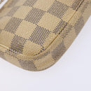 LOUIS VUITTON Damier Azur Mini Pochette Accessoires Pouch N63005 LV Auth 138754-15