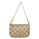 LOUIS VUITTON Damier Azur Mini Pochette Accessoires Pouch N63005 LV Auth 138754-13