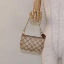 LOUIS VUITTON Damier Azur Mini Pochette Accessoires Pouch N63005 LV Auth 138754-20