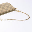LOUIS VUITTON Damier Azur Mini Pochette Accessoires Pouch N63005 LV Auth 138754-7