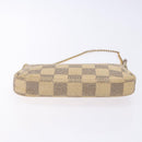 LOUIS VUITTON Damier Azur Mini Pochette Accessoires Pouch N63005 LV Auth 138754-5